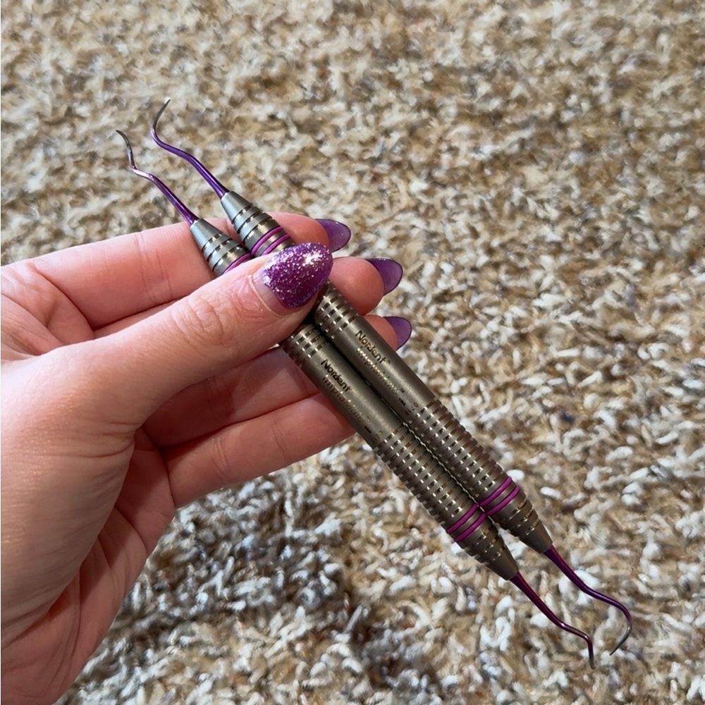 Nordent ImplaMate dental hygiene scalers.